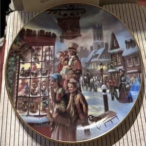 W S GEORGE collector plate- THE TOY STORE